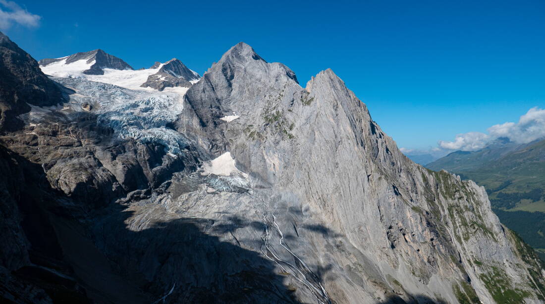 Klein Wellhorn Routeninfos und Topos zum Klettergebiet «Klein Wellhorn» findest du im Kletterführer «Schweiz extrem West Band 2» von edition filidor.